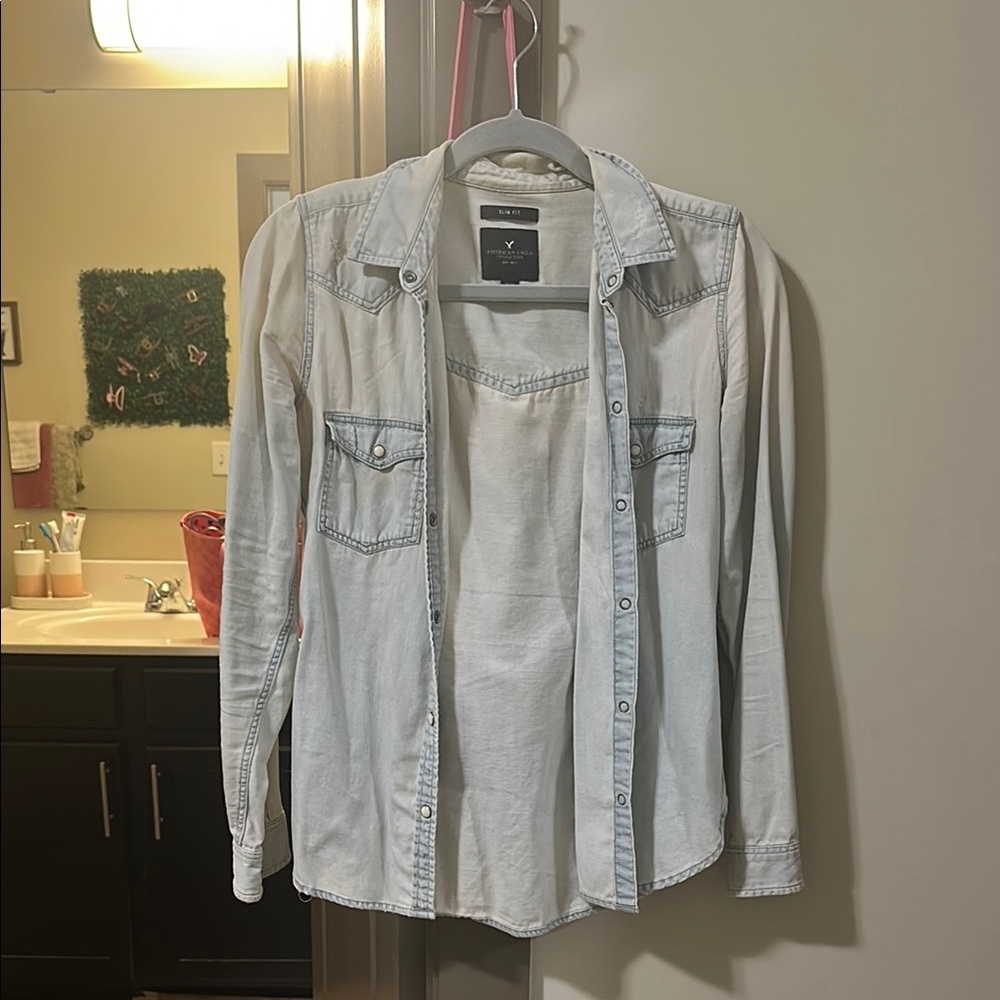 Light Blue Denim Shirt